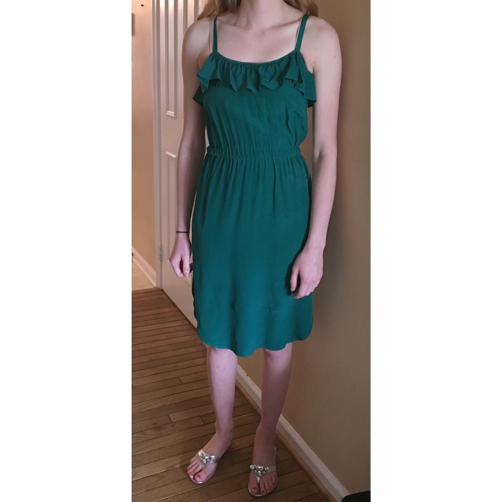 Jade boutique flouncy midi dress