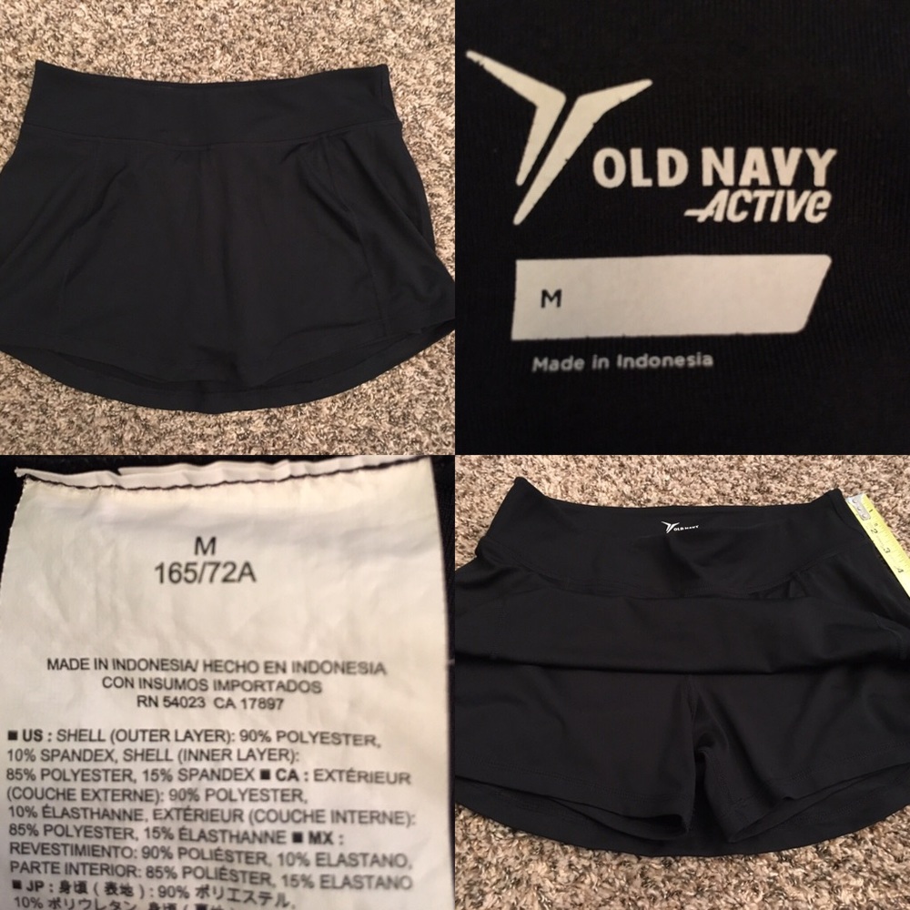 Old Navy Active Skort - black