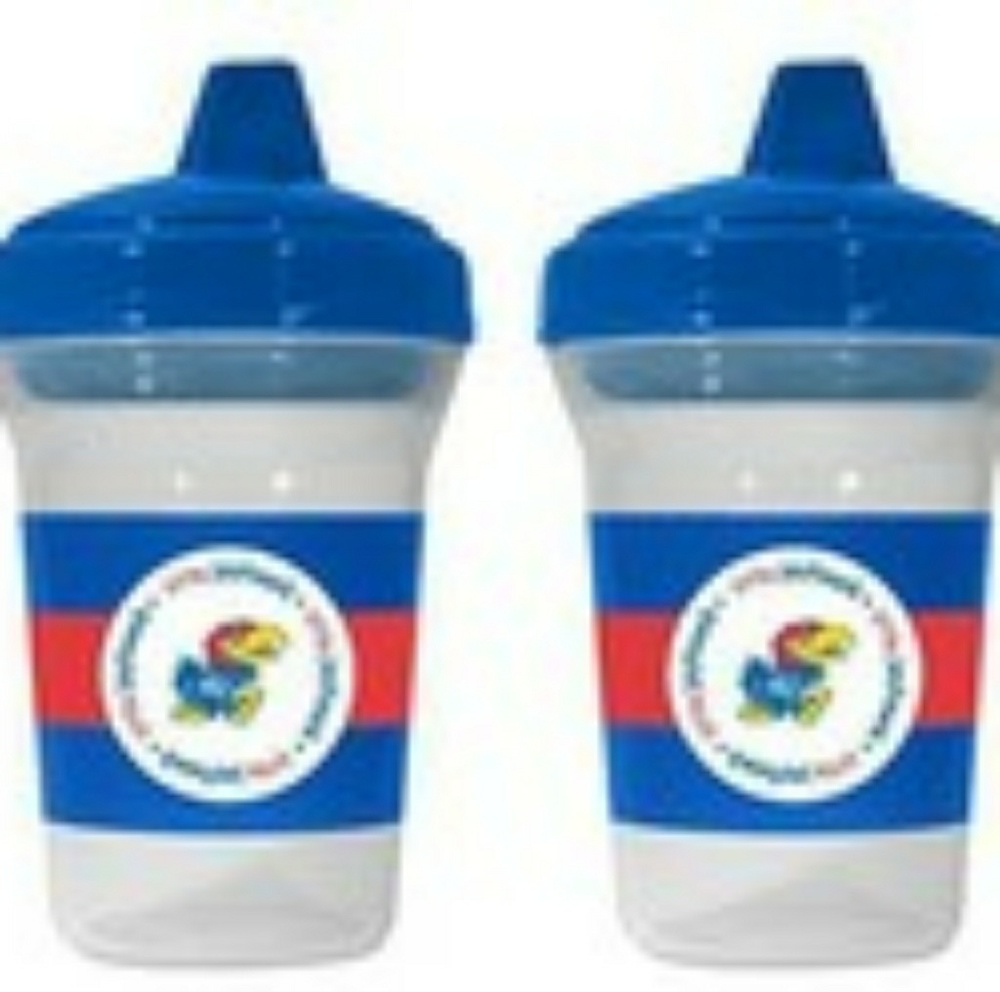 Kansas University KU Jayhawks Sippy Cup - set of 2