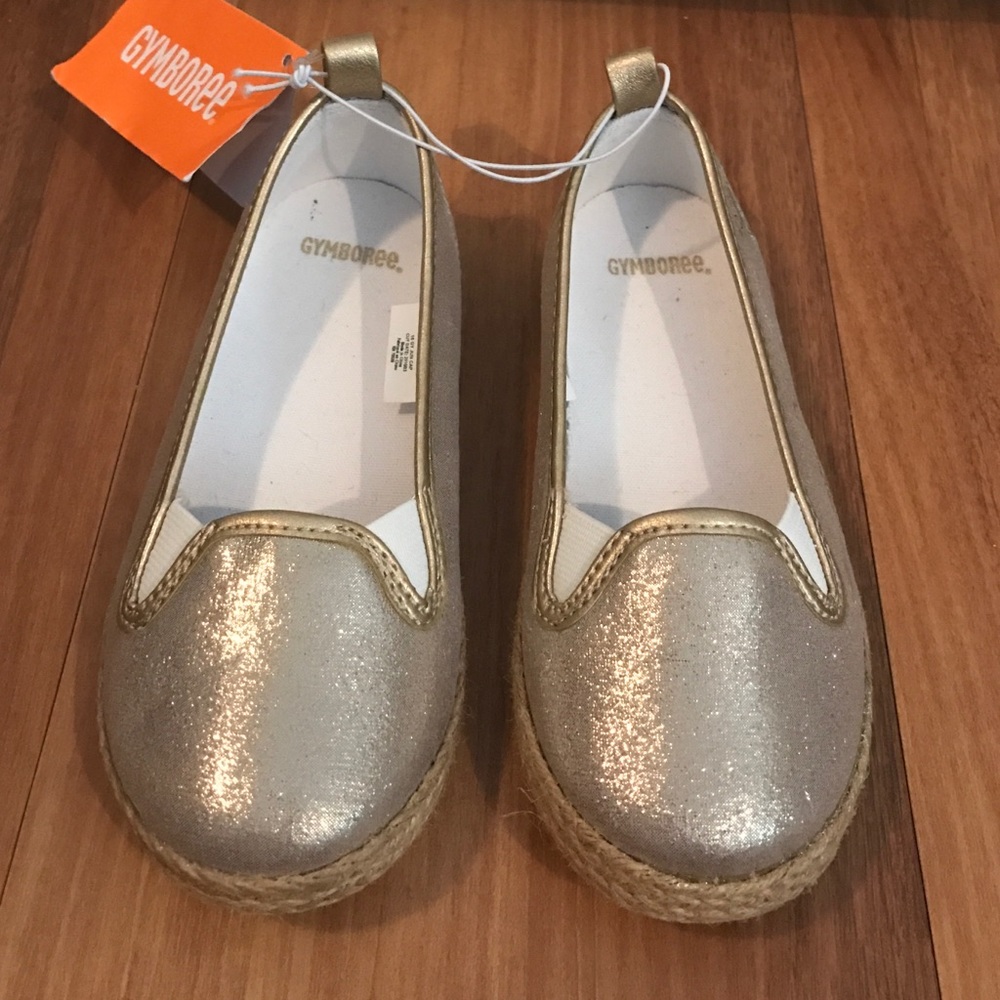 Gold Gymboree Slip on Shoes- sz 10 toddler
