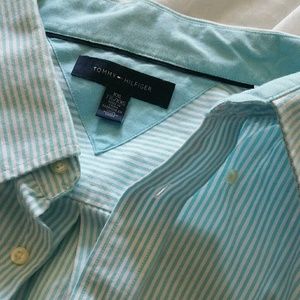 Long sleeve  button sleeve dress shirt