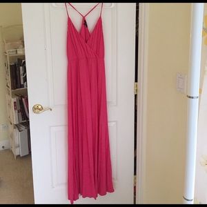 Gap Pink Maxi Dress