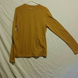Mustard yellow long sleeve tee