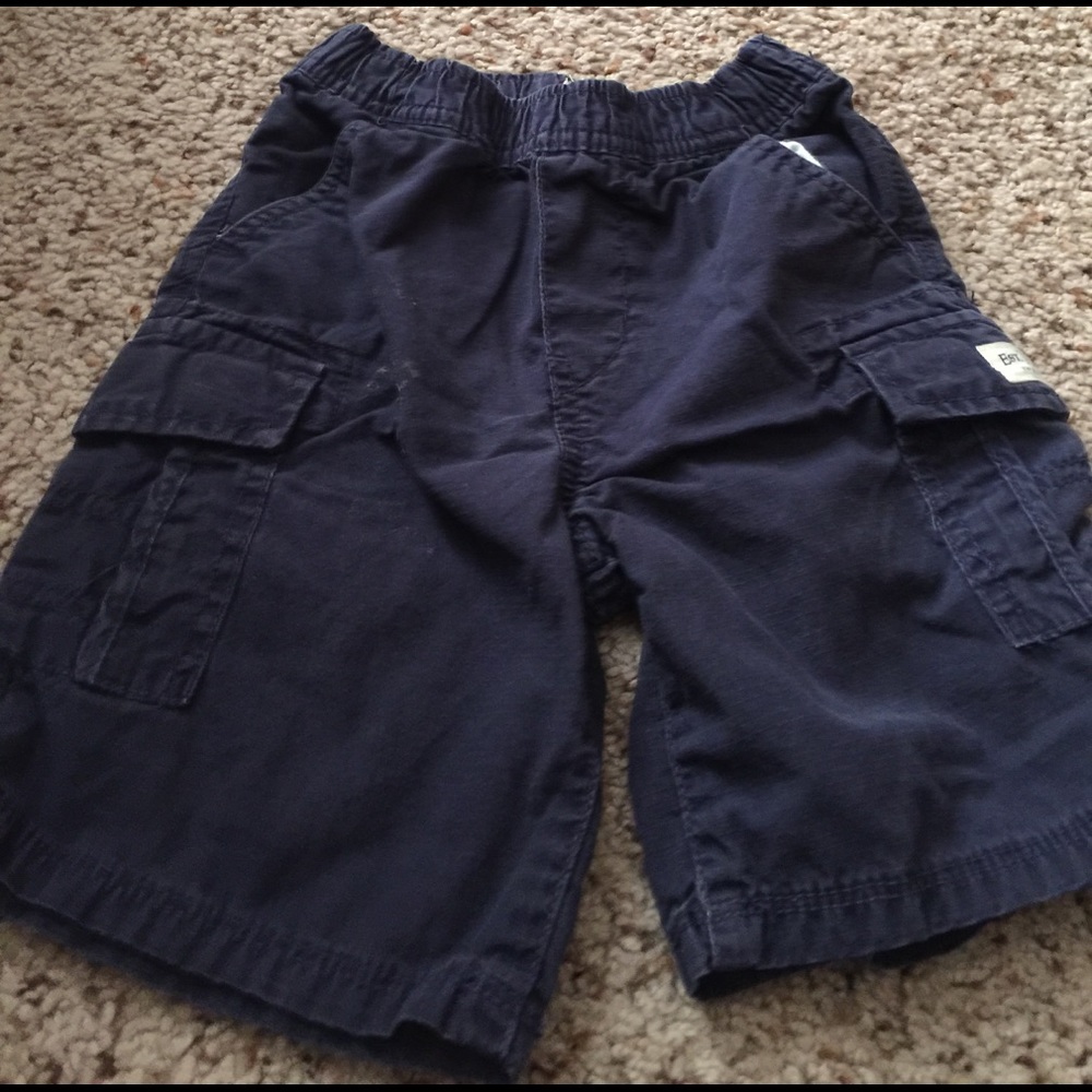 Boys blue cargo shorts