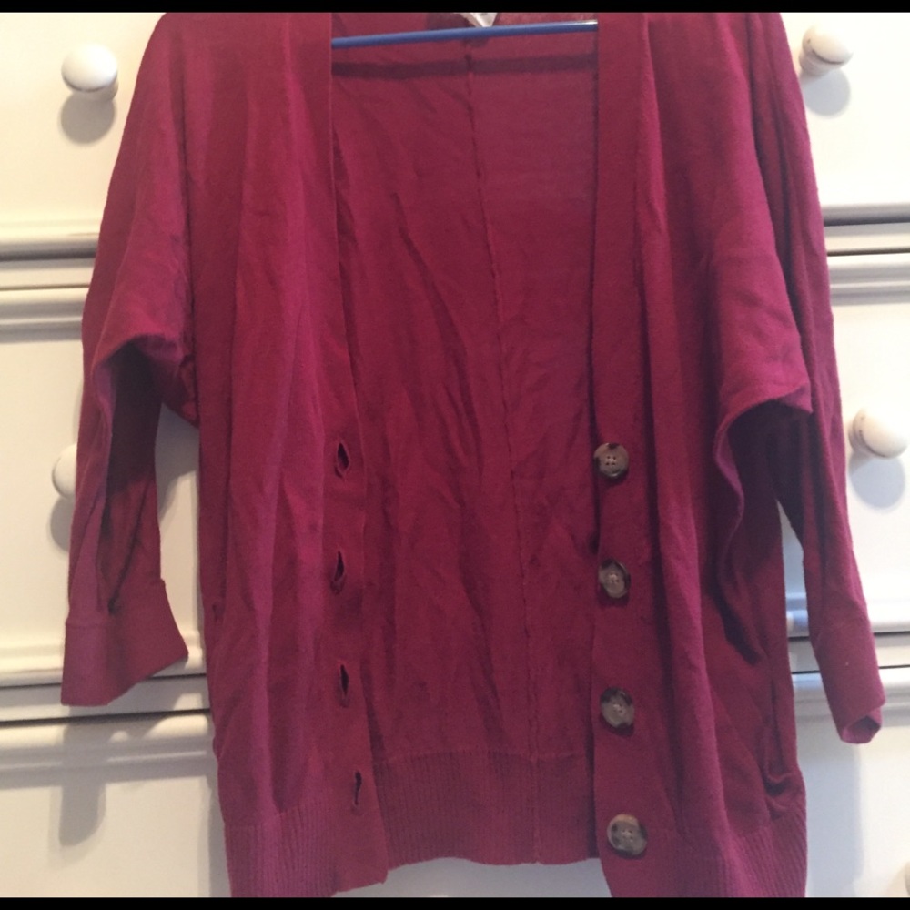 Red cardigan 😻