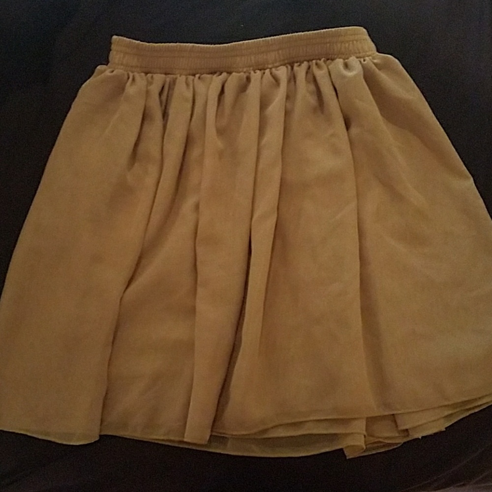 American Apparel Double Layered Chiffon Skirt