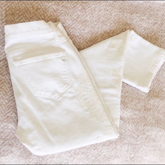 Madewell Denim - Madewell Floral Embroidered Jean