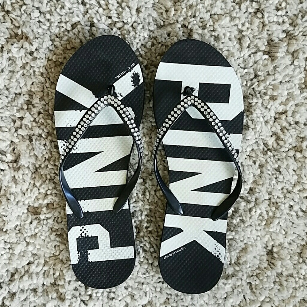 VS Pink flip flops