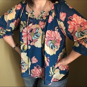 Blouse. Spring. Floral.