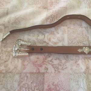 Justin boots brown belt