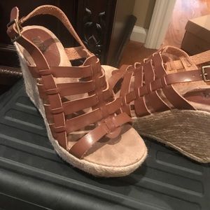 Mia Brand  Brown Wedge sandal