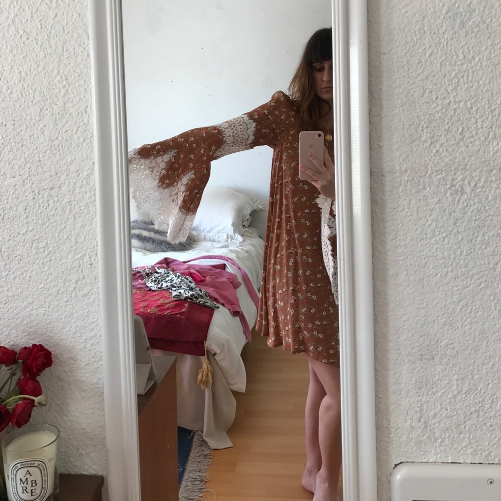 For love and lemons long sleeve mini dress