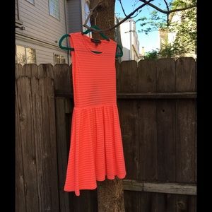 TOP SHOP Coral Summer Dress - Petite Size US 6