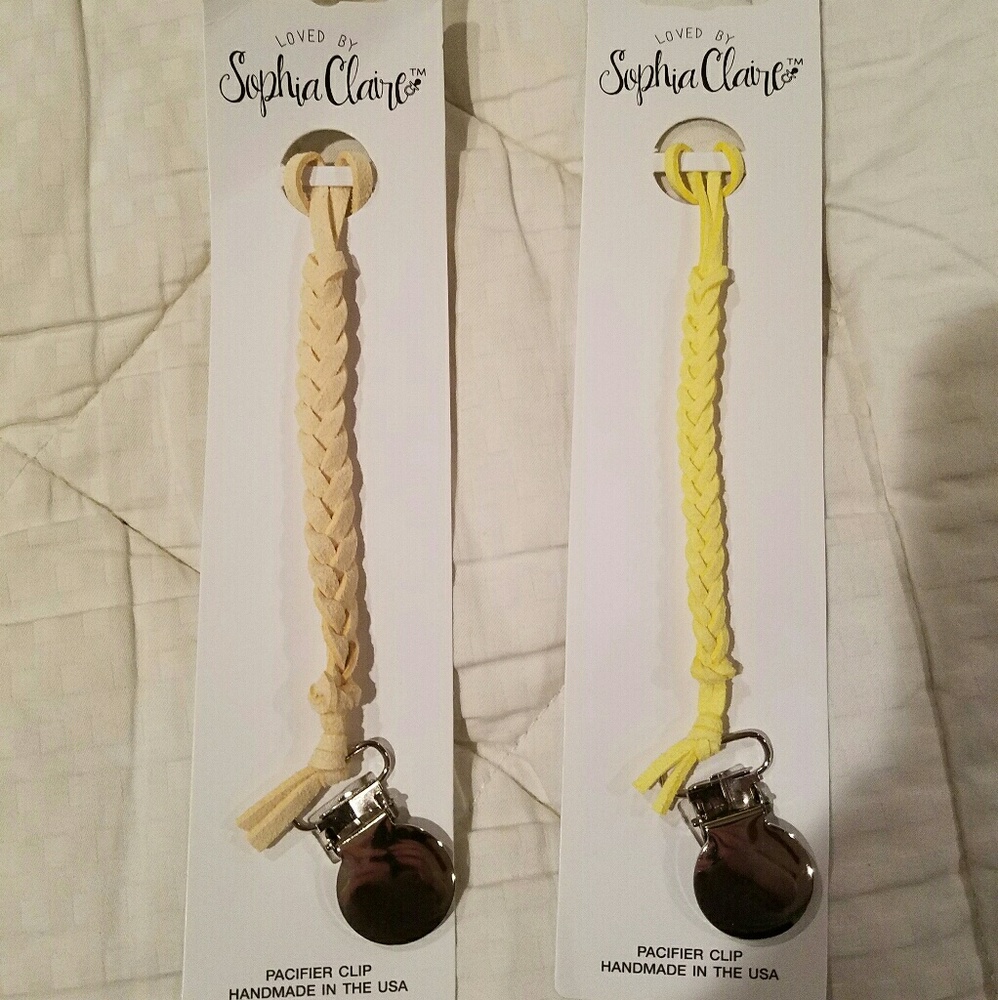 Loved by Sophia Claire pacifier clips