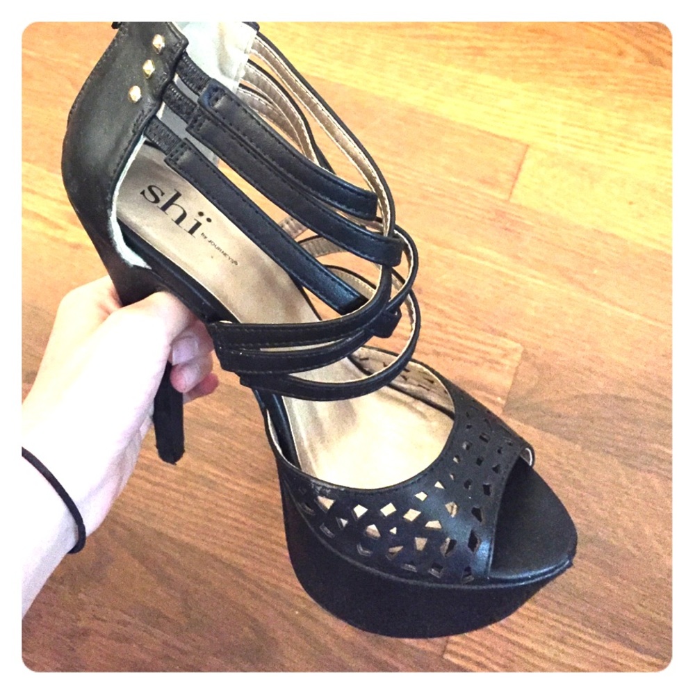 Black heels