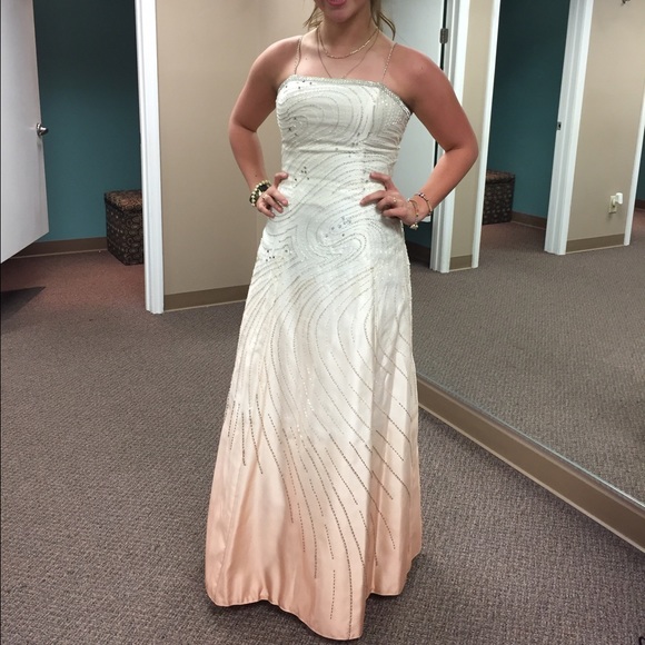 Dresses & Skirts - Gold/ Blush pageant/prom dress