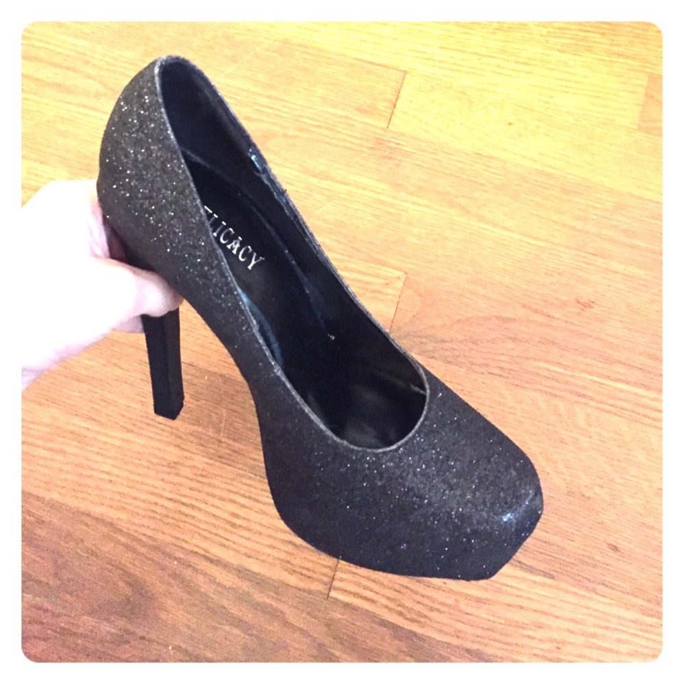 Black heels