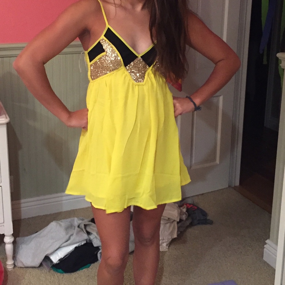 Yellow Xenia dress
