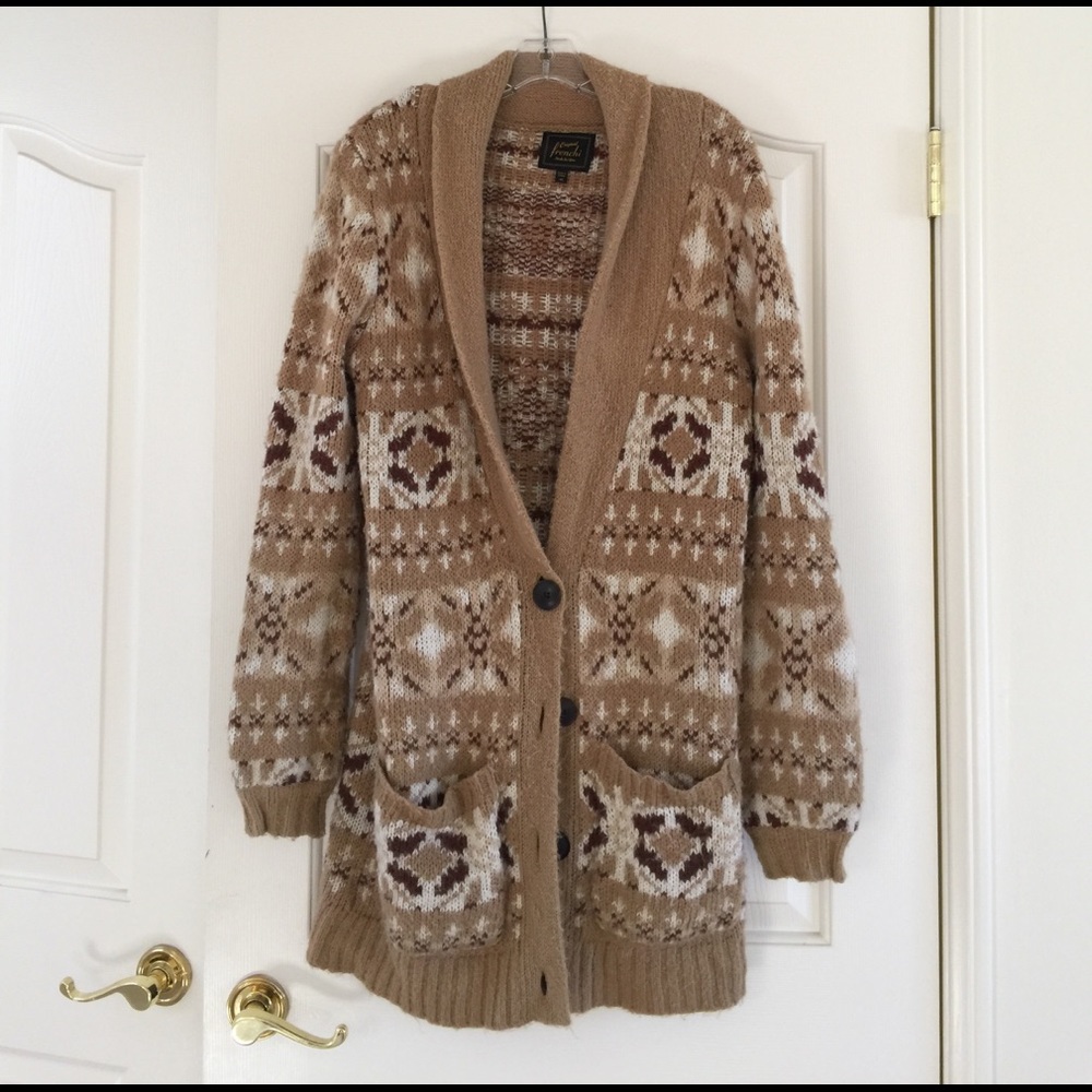 Over sized super soft professor-style cardigan