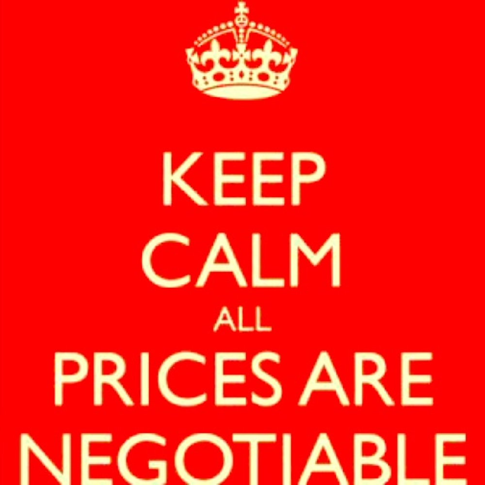 Look at my closet, prices are negotiable.