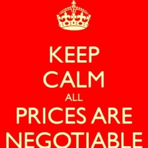 Look at my closet, prices are negotiable.