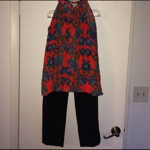 WHBM | Black slim ankle pants