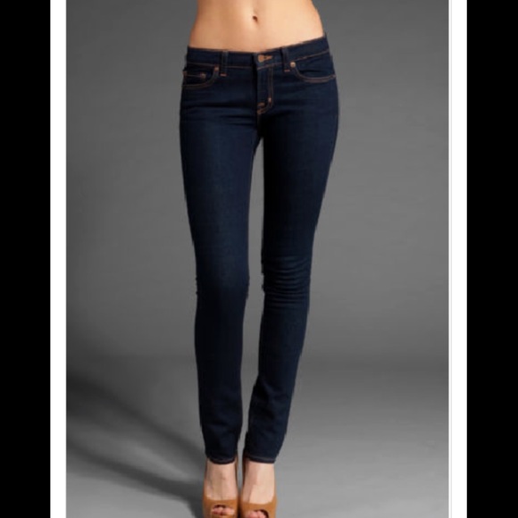 J Brand Denim - J BRAND Ink Skinny Dark Stretch Pencil Jeans 26