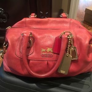 Coach Red Leather Purse