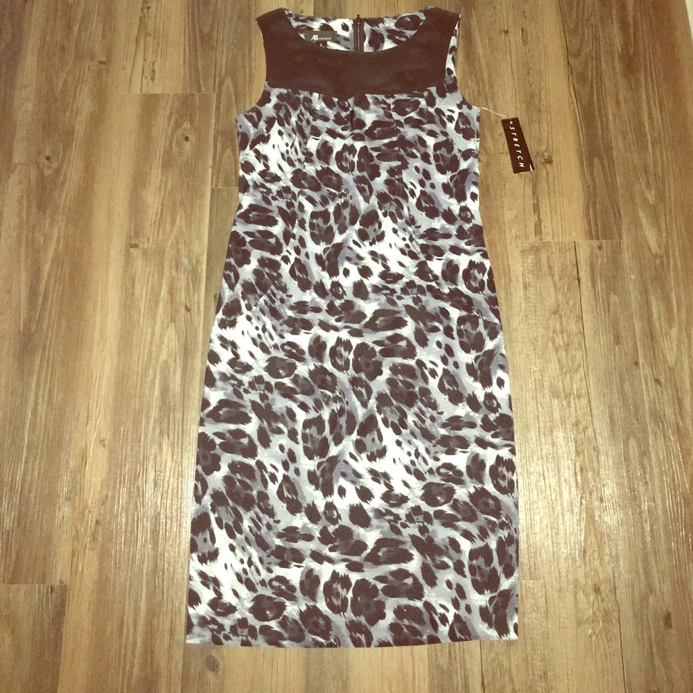 🆕Black Patterned Dress 🖤