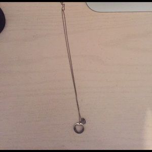 Tiffany and co heart charm necklace