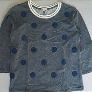 Gap Embellished 3/4-sleeve Jersey Sweater