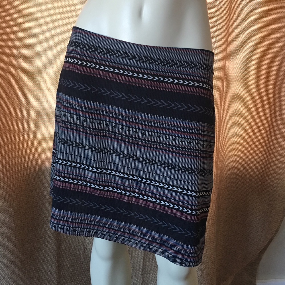 Geo Print Skirt