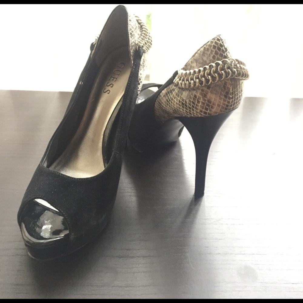 Guess Open Toe Heels 👠 - Picture 2 of 4