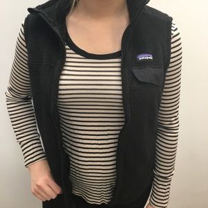 Women's Patagonia Black Fleece Vest
