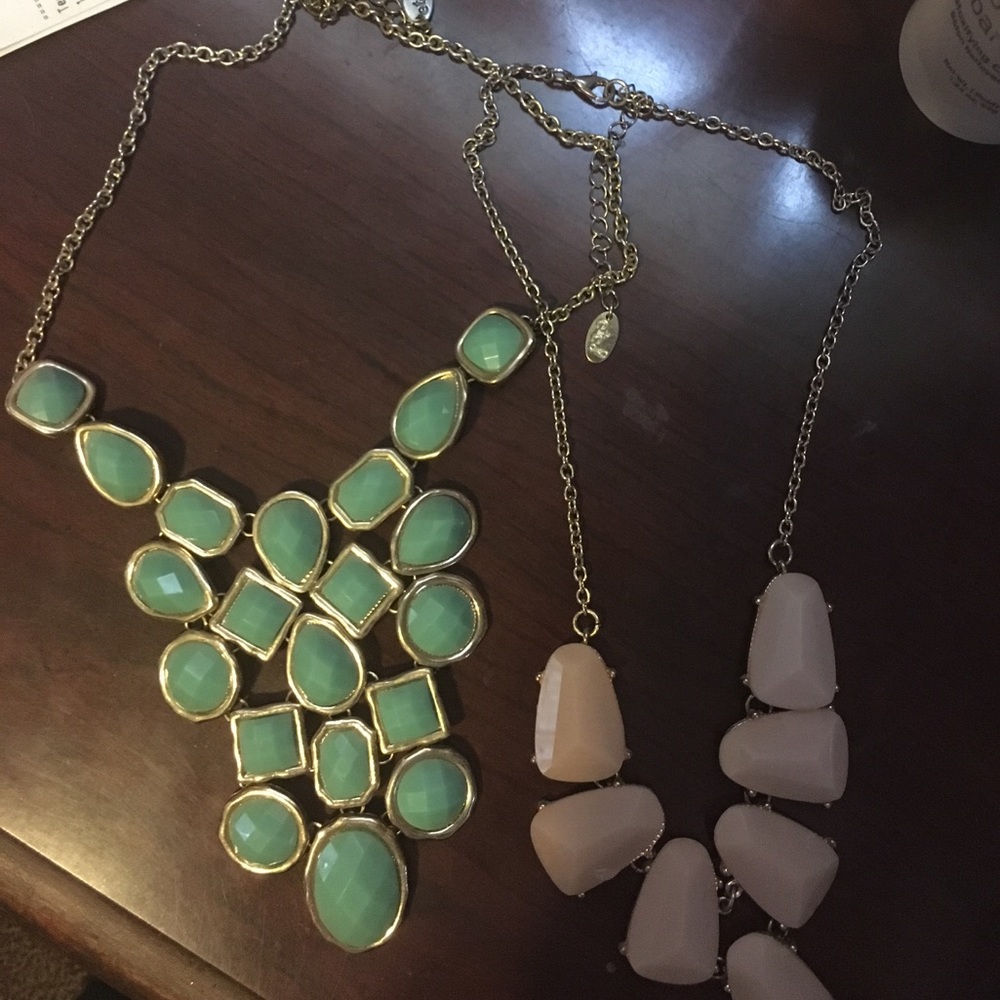 Bundle two necklaces - bib necklaces