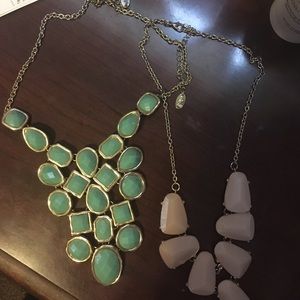 Bundle two necklaces - bib necklaces