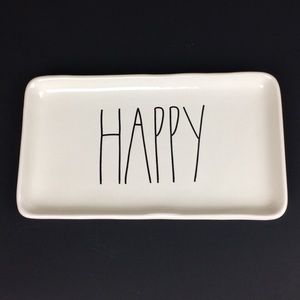 Rae Dunn HAPPY tray