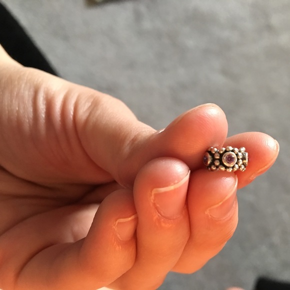 Pandora Jewelry - Purple floral pandora bracelet charm