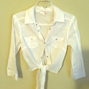 Nwot white guess top