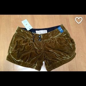 River Island Velvet Shorts