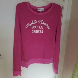Wildfox pink sweatshirts