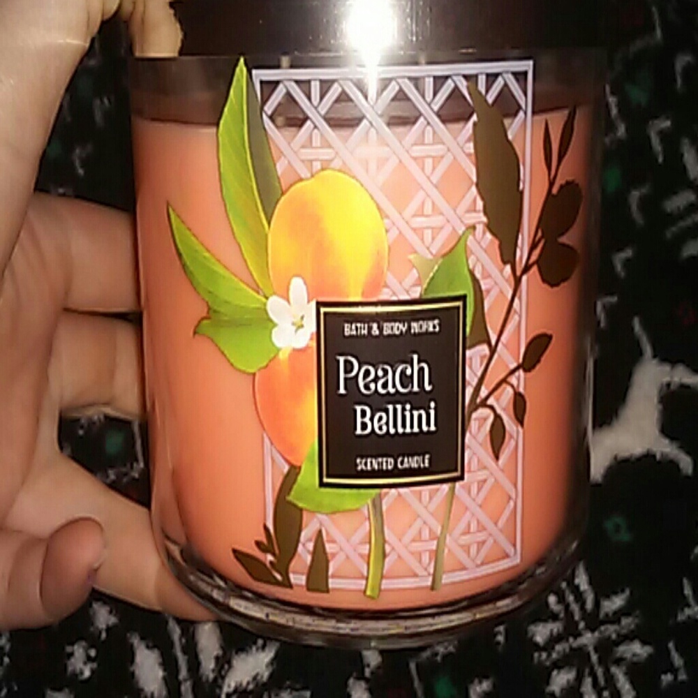 Peach Bellini Bath & Body Works Candle