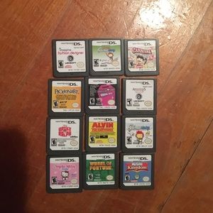 Nintendo DS assorted games
