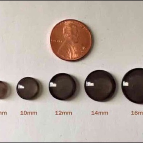 Gold Druzy Earrings - Picture 2 of 3