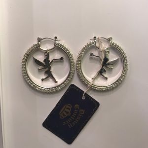 Disney Couture TinkerBell Hoop Earring