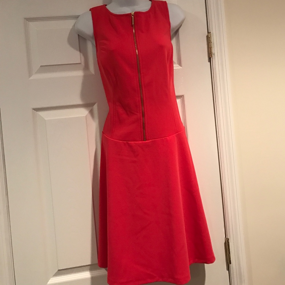 Coral Lauren Ralph Lauren Spring Dress Sz12