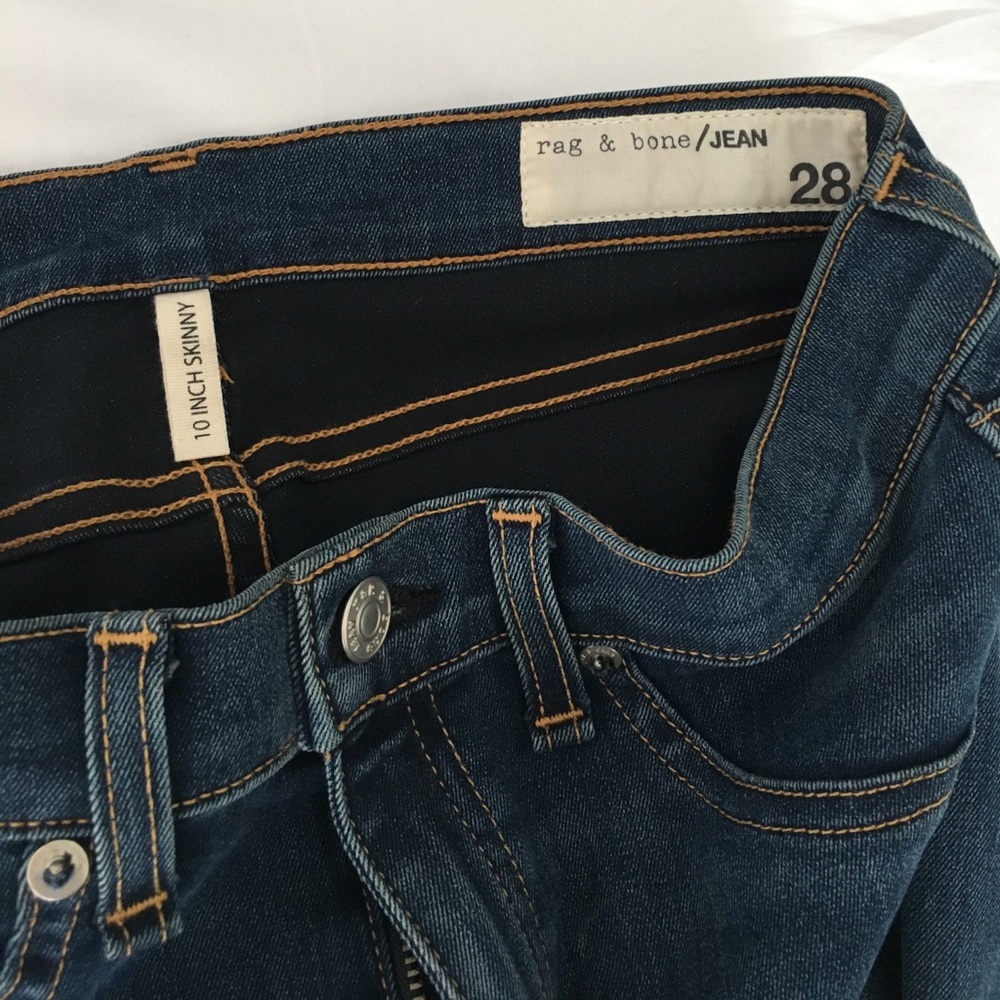 Rag & Bone High Waisted Skinny Jeans