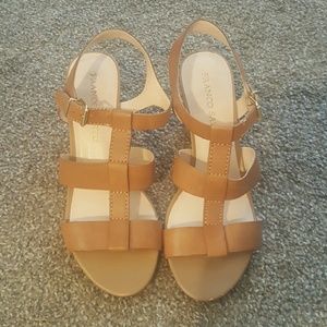 Franco Sarto Gladiator Wedges Sandals