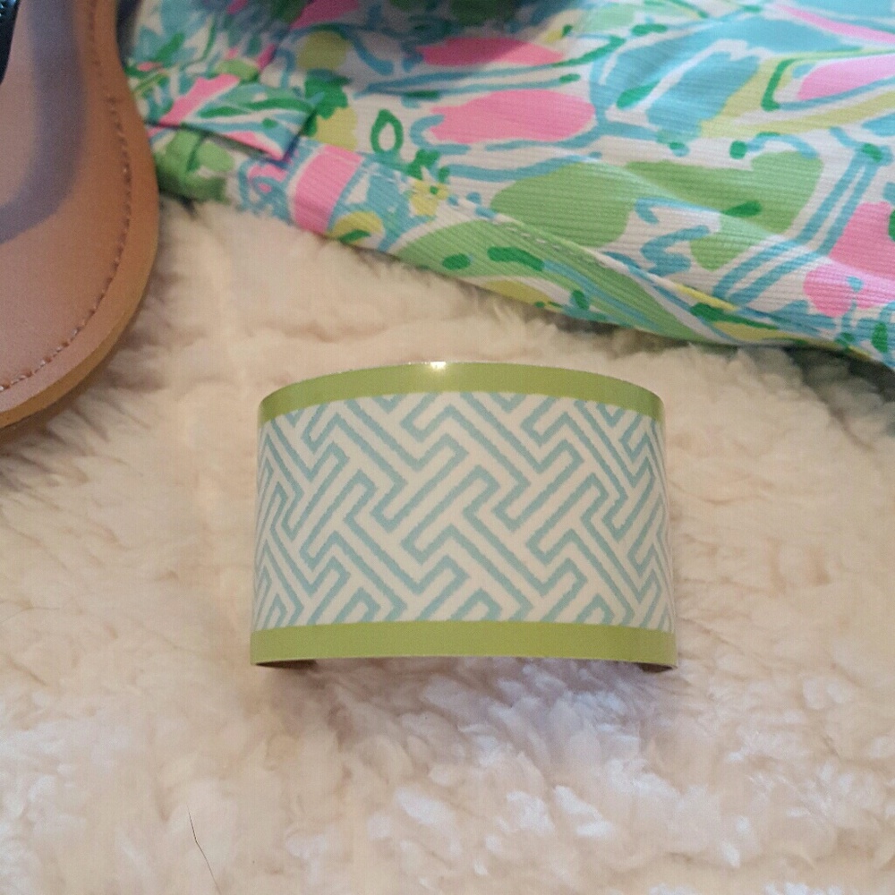 5/25 preppy Chevron cuff bracelet