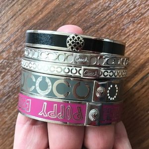 Coach bangle bracelet lot